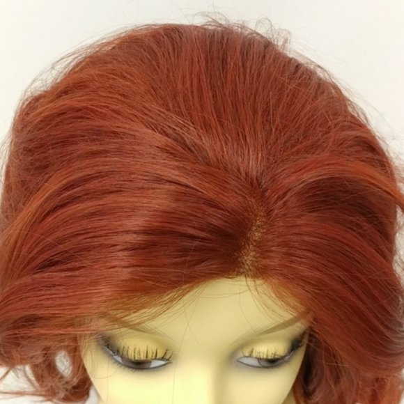 Red Long Wavy Lace Front Heat Safe Wig